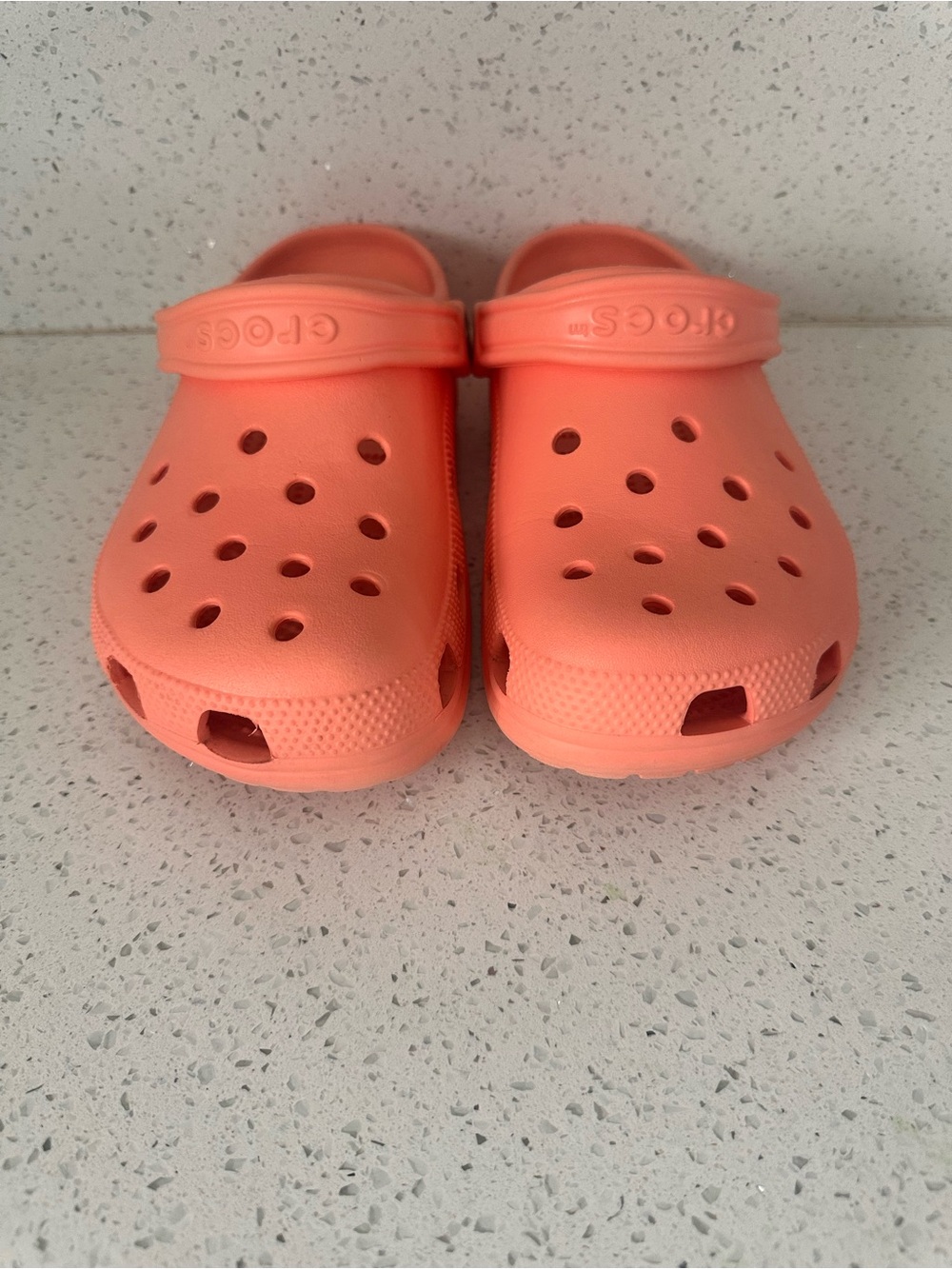 CROCS Classic Clog in Coral Orange